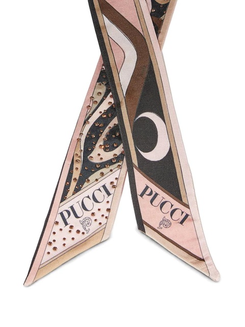 PUCCI Marmo-print scarf - Pink - zdjęcie produktu nr 2