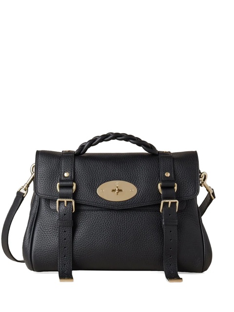 Mulberry mini Alexa braided-handle leather shoulder bag - Black - zdjęcie produktu nr 1