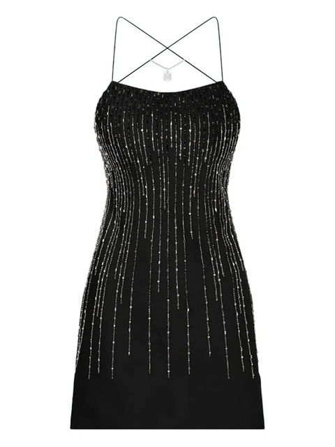 AMIRI embellished halter-neck mini dress - Black - zdjęcie produktu nr 1