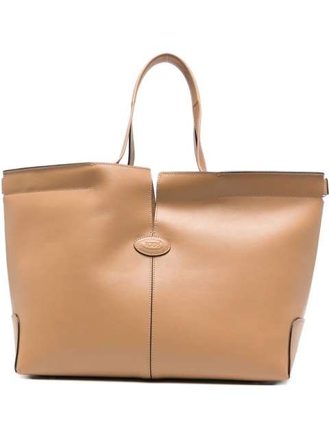 Tod's leather tote bag - Brown - zdjęcie produktu nr 1