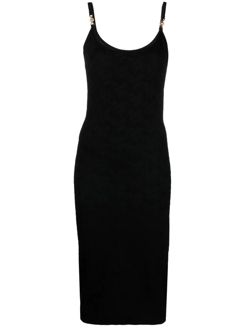 Versace La Greca jacquard pencil dress - Black - zdjęcie produktu nr 1