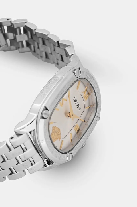 Versace zegarek damski kolor srebrny VE1B01125 - zdjęcie produktu nr 1