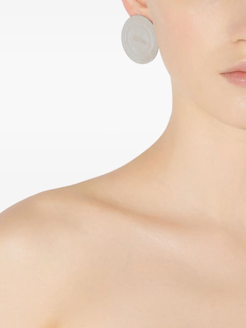 Jean Paul Gaultier Conserve earrings - Silver - zdjęcie produktu nr 1