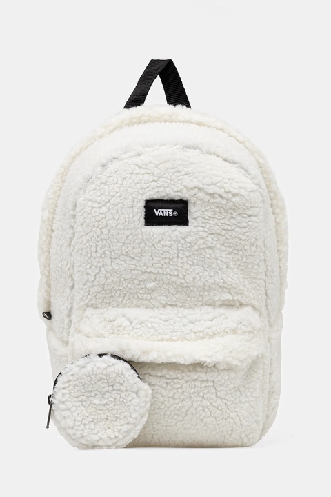 Vans plecak kolor beżowy mały gładki VN000Q9AFS81 - zdjęcie produktu nr 2