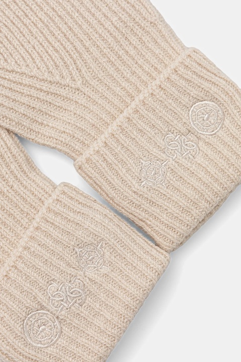 Guess rękawiczki z dodatkiem wełny CRESIDIA damskie kolor beżowy AW5405 POL02 - zdjęcie produktu nr 2