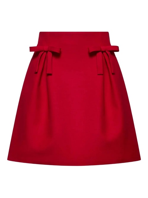 Valentino Garavani Crepe Couture A-line skirt - Red - zdjęcie produktu nr 1