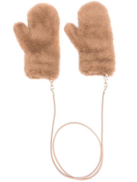 Max Mara Ombrat mittens - Brown - zdjęcie produktu nr 1