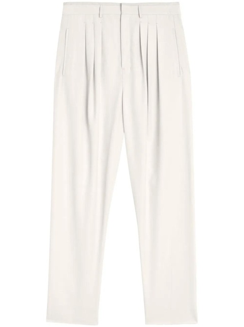 LEMAIRE pleated tailored pants - White - zdjęcie produktu nr 1