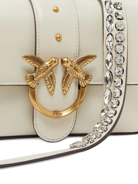 PINKO mini Love cross body bag - White - zdjęcie produktu nr 2