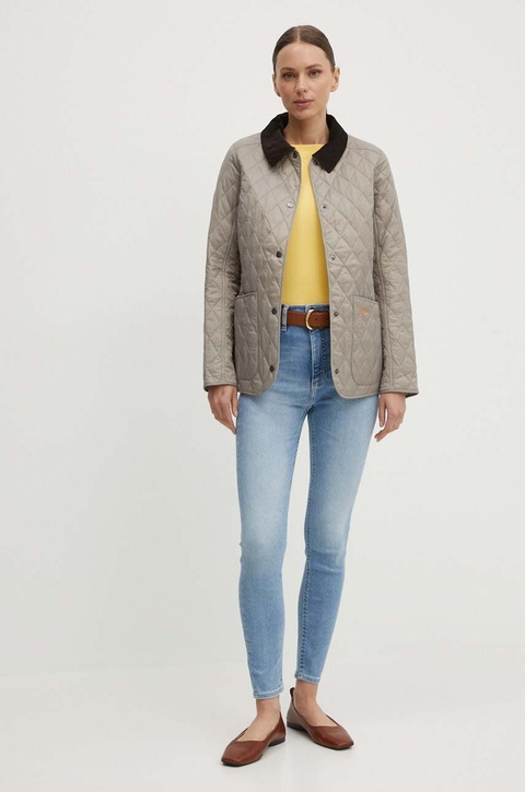 Barbour kurtka Annandale Quilted Jacket damska kolor szary przejściowa LQU0475 - zdjęcie produktu nr 2
