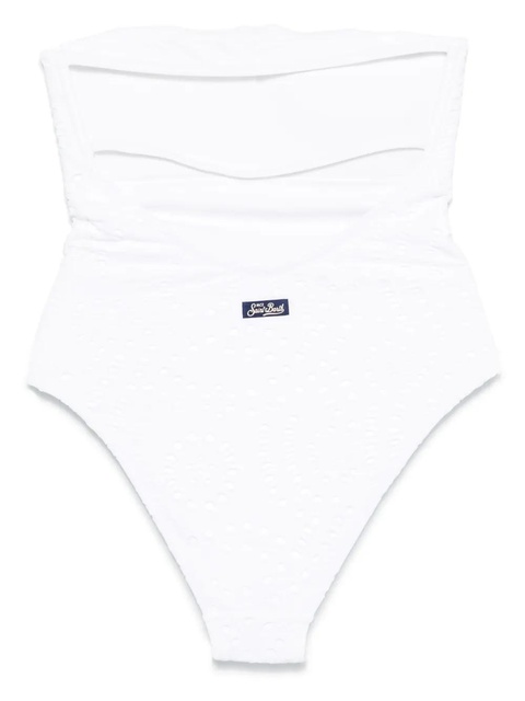 MC2 Saint Barth broderie-anglaise one-piece - White - zdjęcie produktu nr 2