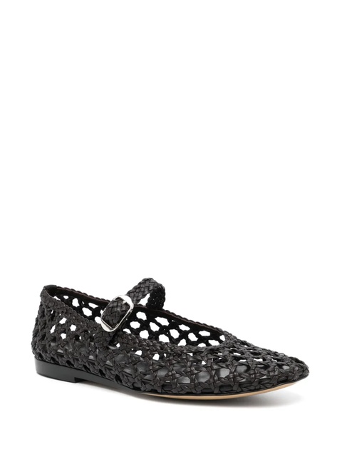 Le Monde Beryl leather ballerina flats - Brown - zdjęcie produktu nr 2