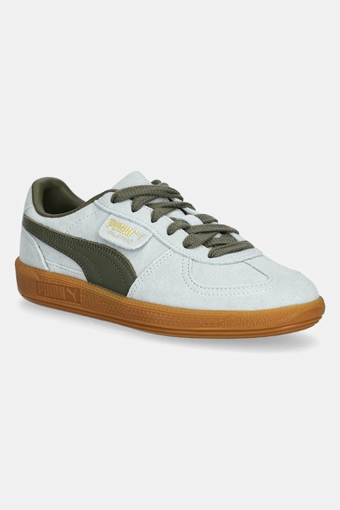 Puma sneakersy zamszowe Palermo Cobalt Glaze kolor turkusowy 396463 - zdjęcie produktu nr 1