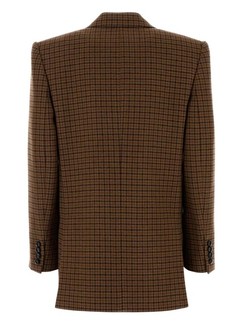 Chloé houndstooth wool blazer - Brown - zdjęcie produktu nr 1