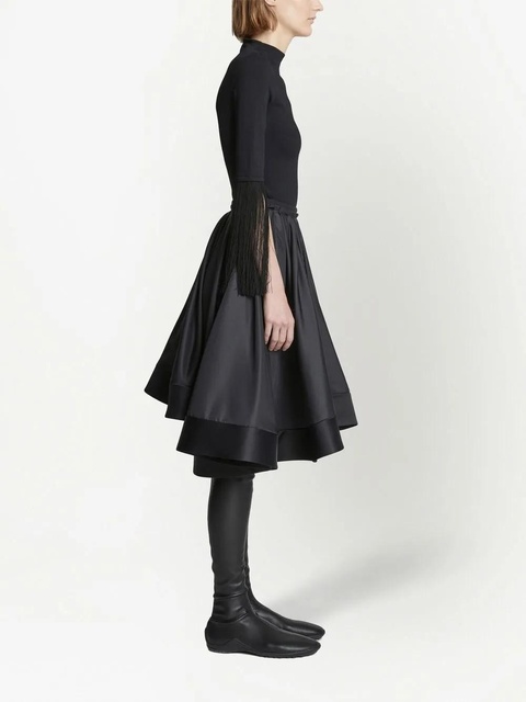 Proenza Schouler pleated full taffeta skirt - Black - zdjęcie produktu nr 2