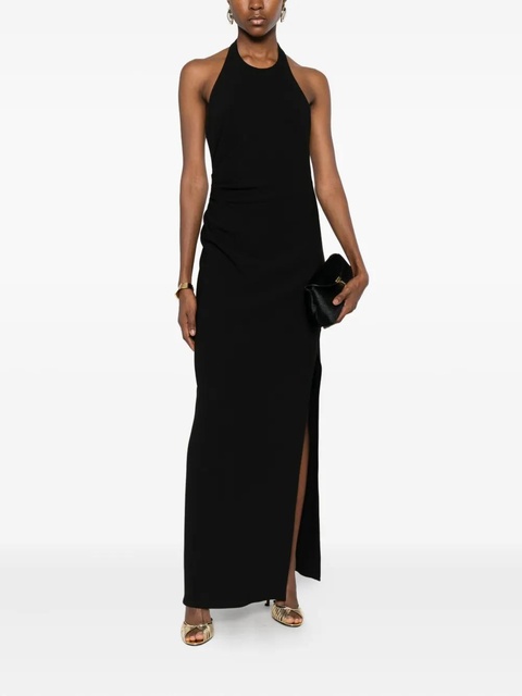Eleh halterneck ruched dress - Black - zdjęcie produktu nr 1