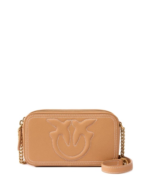 PINKO Carrie logo-embossed cross body bag - Brown - zdjęcie produktu nr 1