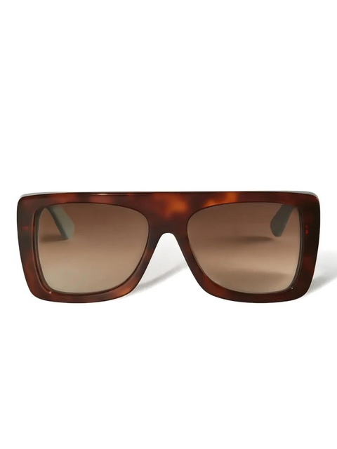 PUCCI rectangle-frame sunglasses - Brown - zdjęcie produktu nr 1