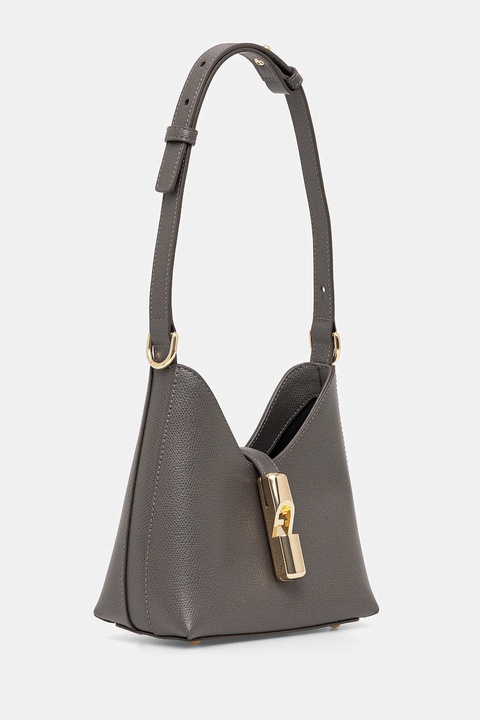 Furla torebka skórzana kolor szary WE00820.ARE000.4283S - zdjęcie produktu nr 2