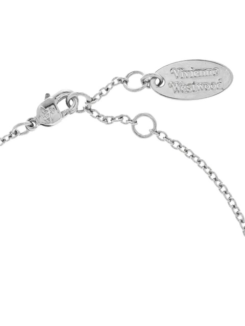 Vivienne Westwood crystal-embellished chain bracelet - Silver - zdjęcie produktu nr 2
