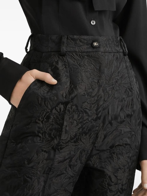 Dolce & Gabbana jacquard trousers - Black - zdjęcie produktu nr 2