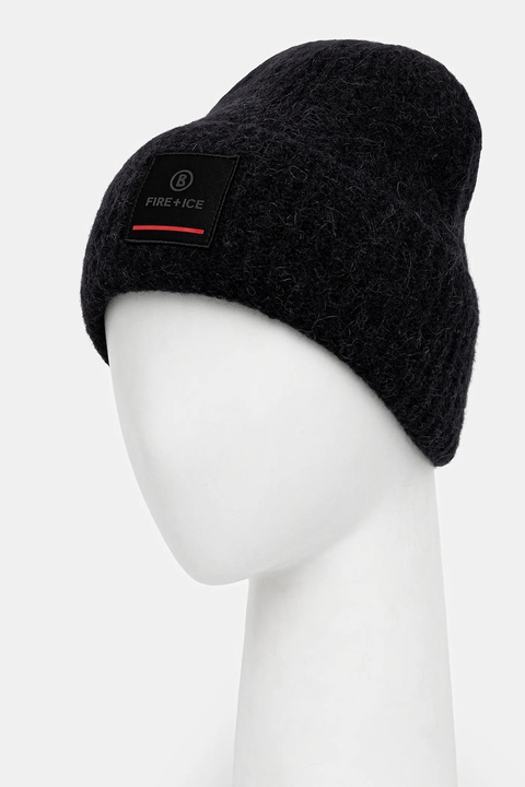 Levi's czapka z dodatkiem wełny TUANA kolor czarny 94569302 - zdjęcie produktu nr 2