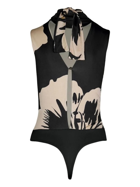 Johanna Ortiz Legendario floral bodysuit - Black - zdjęcie produktu nr 1