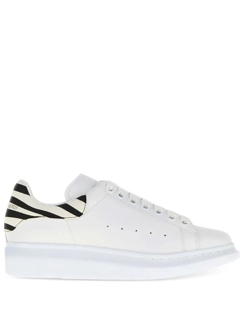 Alexander McQueen Oversized leather sneakers - White - zdjęcie produktu nr 1