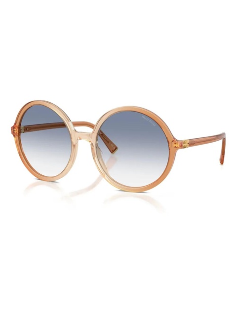 Miu Miu Eyewear round-frame sunglasses - Neutrals - zdjęcie produktu nr 1
