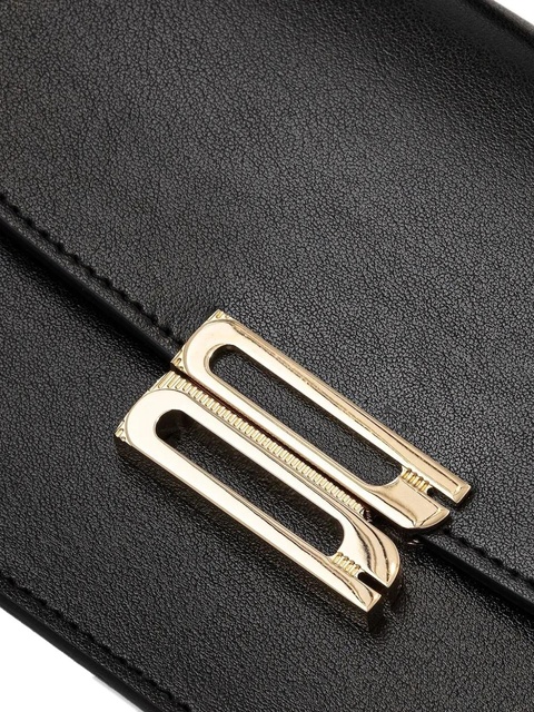 Victoria Beckham Dorian leather crossbody bag - Black - zdjęcie produktu nr 2