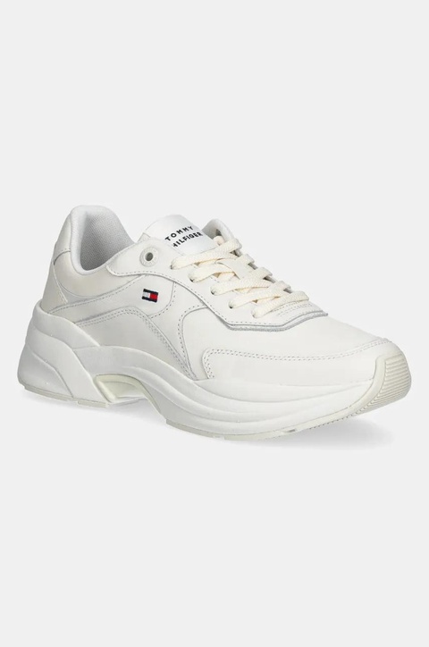 Tommy Hilfiger sneakersy skórzane IM INES CHUNKY SNEAKER damskie kolor biały FW0FW08556 - zdjęcie produktu nr 1