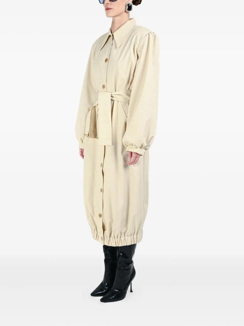 Rowen Rose buttonedup belted coat - Neutrals - zdjęcie produktu nr 2