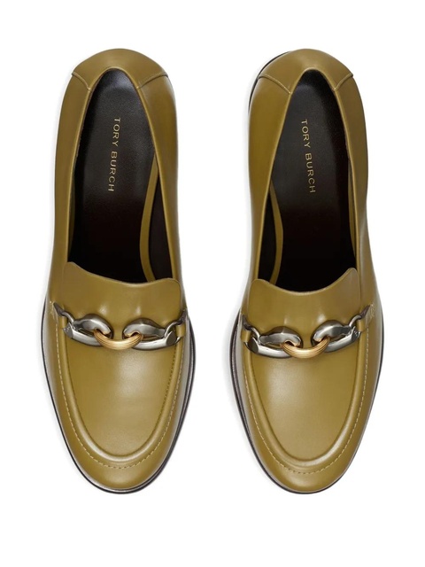 Tory Burch 55mm Jessa heeled loafers - Green - zdjęcie produktu nr 2