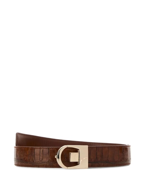 Saint Laurent leather reversible belt - Brown - zdjęcie produktu nr 1