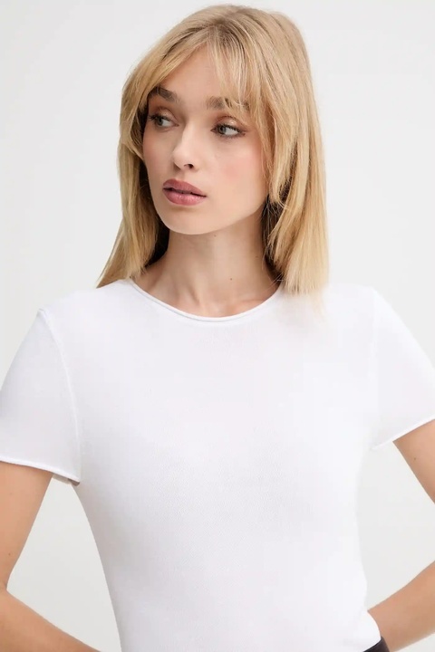 Calvin Klein t-shirt damski kolor biały LV044D310G - zdjęcie produktu nr 2
