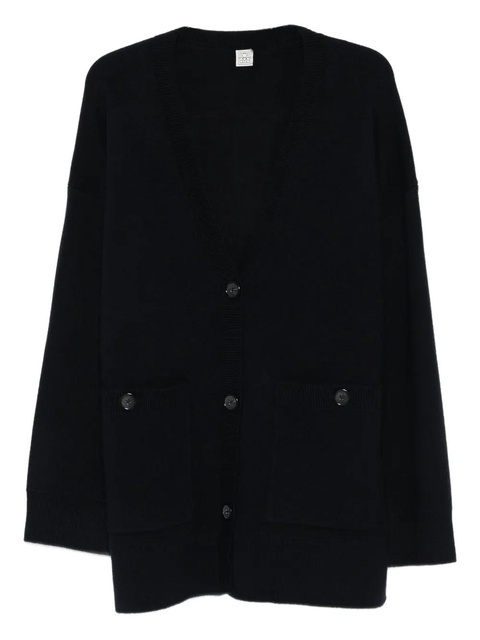 TOTEME V-neck cardigan - Black - zdjęcie produktu nr 1