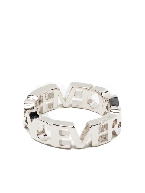 Versace logo ring - Silver - zdjęcie produktu nr 1