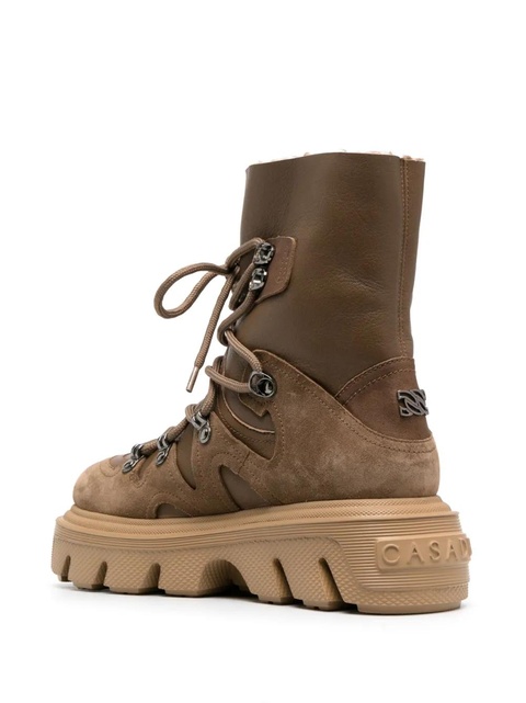 Casadei Generation C leather boots - Brown - zdjęcie produktu nr 2
