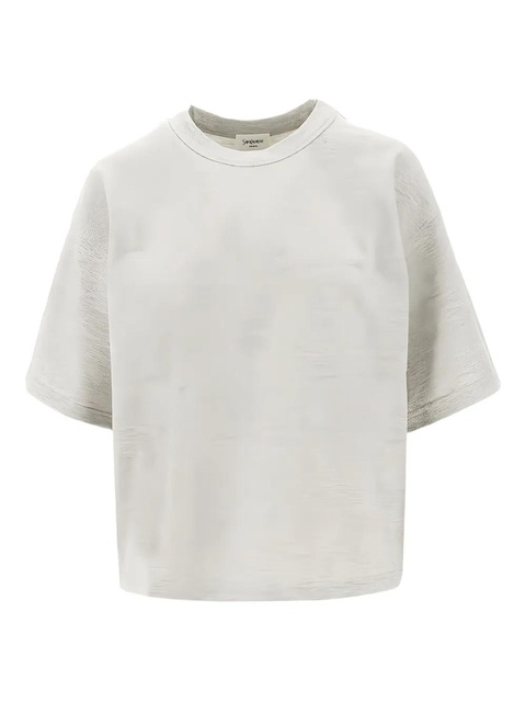 Saint Laurent cassandre T-shirt - Grey - zdjęcie produktu nr 1