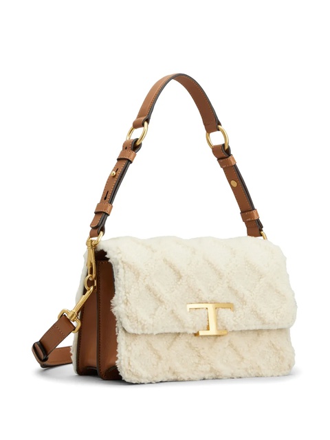 Tod's mini T Timeless leather shoulder bag - White - zdjęcie produktu nr 2