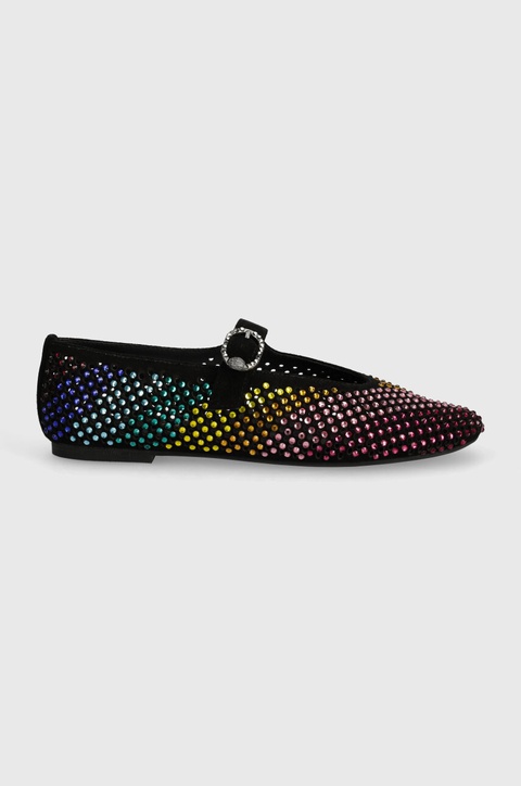 Kurt Geiger London baleriny zamszowe Mayfair Ballet Flat kolor czarny 2656305209 - zdjęcie produktu nr 2