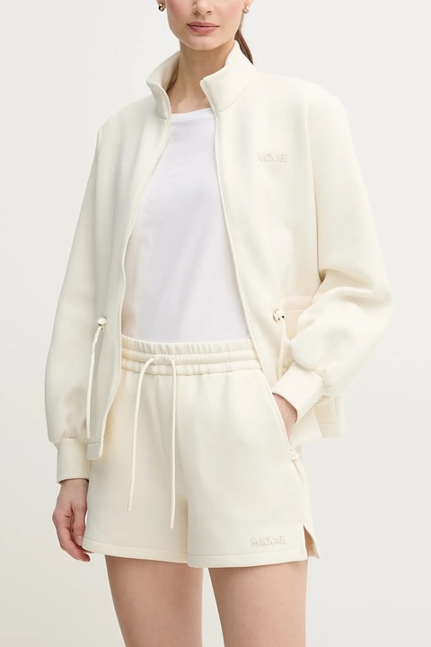 MACKAGE szorty damskie kolor beżowy gładkie medium waist SUMMER.R - zdjęcie produktu nr 1