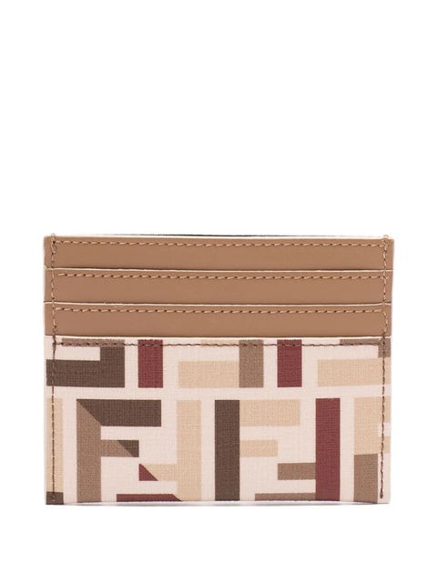 FENDI FF-motif cardholder - Neutrals - zdjęcie produktu nr 2