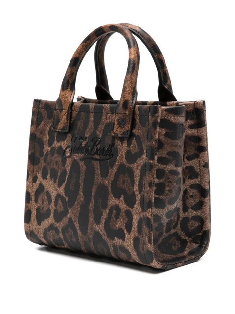 MC2 Saint Barth leopard print top handle tote bag - Brown - zdjęcie produktu nr 2