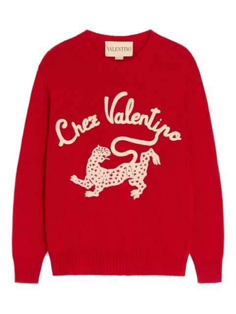 Valentino Garavani virgin wool sweater - Red - zdjęcie produktu nr 1