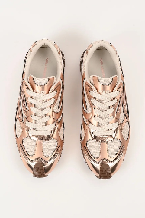 Karl Lagerfeld sneakersy VELOCETTE damskie kolor złoty KL63925 - zdjęcie produktu nr 2