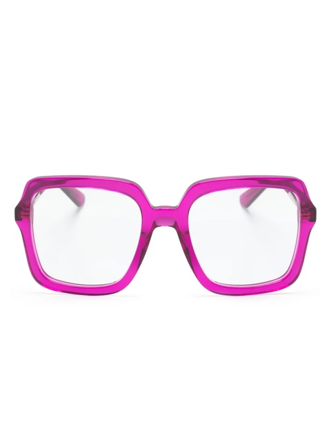 Gucci Eyewear square-frame glasses - Pink - zdjęcie produktu nr 1