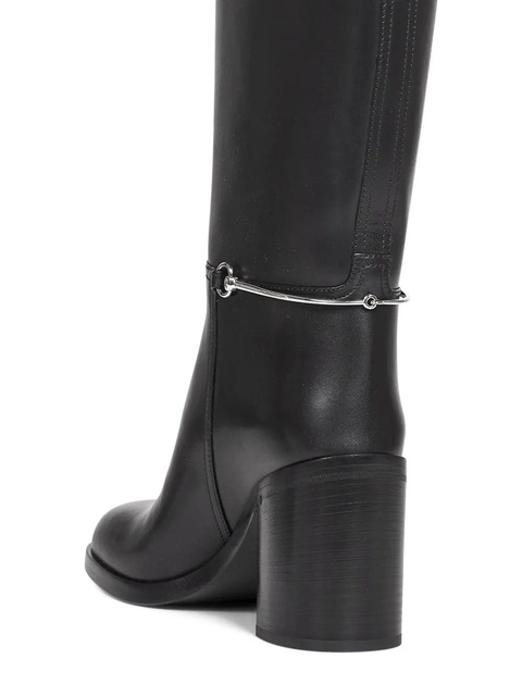 Gucci 85mm Horsebit-detailed boots - Black - zdjęcie produktu nr 2