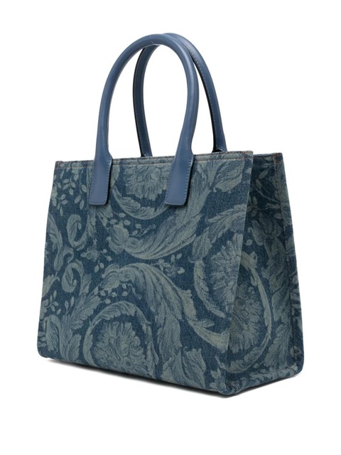 Versace small Barocco La Medusa tote bag - Blue - zdjęcie produktu nr 2