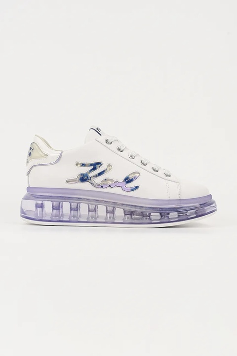 Karl Lagerfeld sneakersy skórzane KAPRI KUSHION damskie kolor biały KL62610H - zdjęcie produktu nr 1